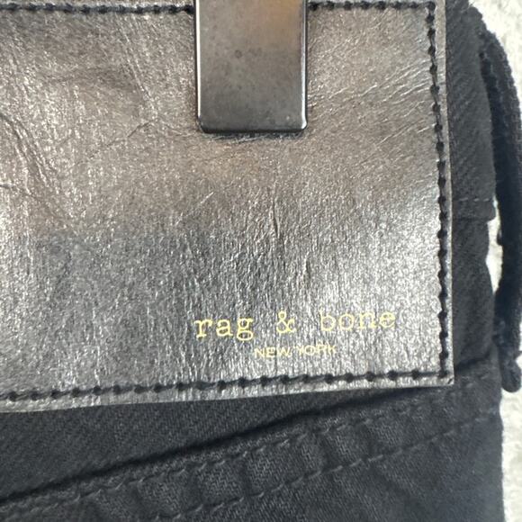 Rag & Bone Maya Jeans Black High Rise Slim Size 26 NWOT Designer Classic Style - Picture 10 of 13